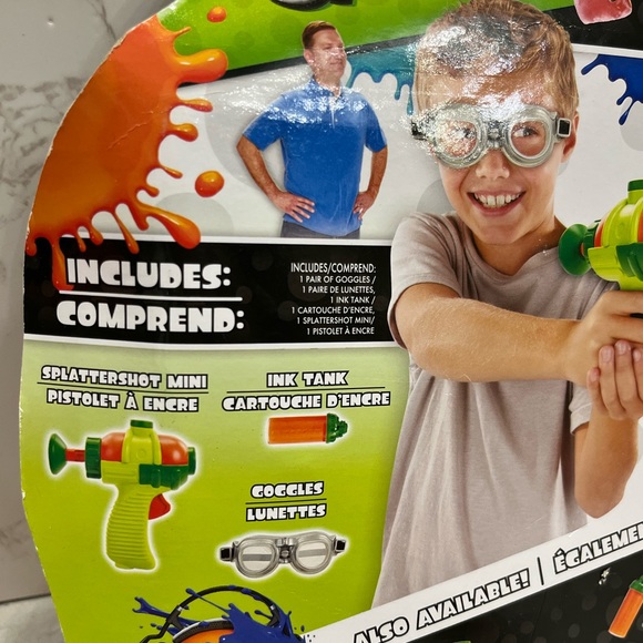 New 2017 Jakks Nintendo Splatoon Splattershot Mini Blaster Gun Set slime goggles - Picture 7 of 13